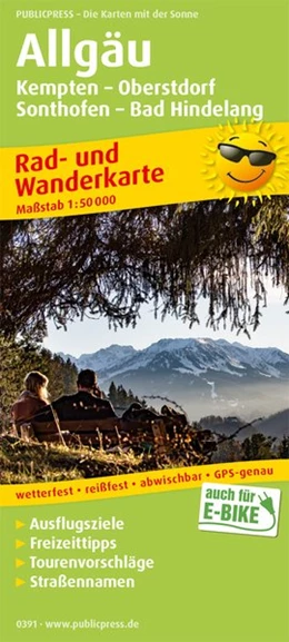 Abbildung von Allgäu, Kempten - Oberstdorf, Sonthofen - Bad Hindelang 1 : 50 000 | 6. Auflage | 2020 | beck-shop.de