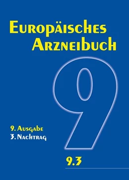 Abbildung von Europäisches Arzneibuch 9. Ausgabe, 3. Nachtrag | 1. Auflage | 2018 | beck-shop.de