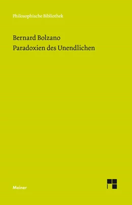 Abbildung von Bolzano / Tapp | Paradoxien des Unendlichen | 1. Auflage | 2018 | beck-shop.de