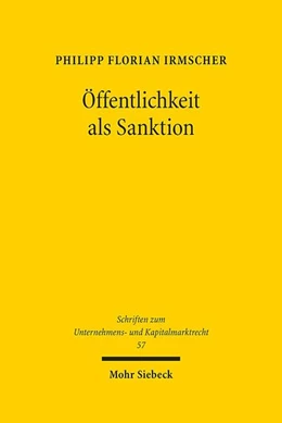 Abbildung von Irmscher | Öffentlichkeit als Sanktion | 1. Auflage | 2019 | 57 | beck-shop.de