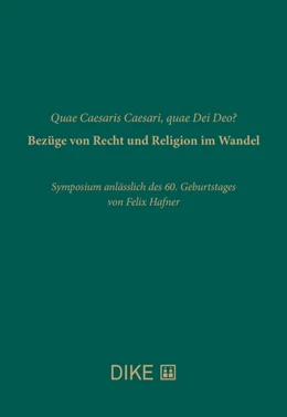 Abbildung von Kühler / Olah | Quae Caesaris Caesari, quae Dei Deo? Bezüge von Recht und Religion im Wandel | 1. Auflage | 2018 | beck-shop.de
