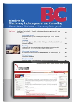 Abbildung von BC • Zeitschrift für Bilanzierung, Rechnungswesen und Controlling | 42. Auflage | 2025 | beck-shop.de