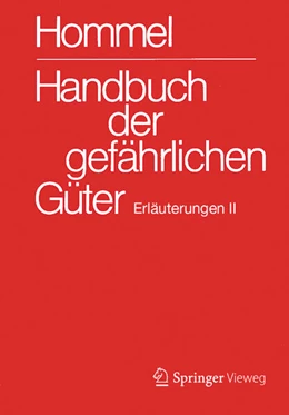 Abbildung von Holzhäuser | Handbuch der gefährlichen Güter. Erläuterungen II | 28. Auflage | 2019 | beck-shop.de