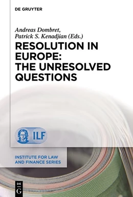 Abbildung von Dombret / Kenadjian | Resolution in Europe: The Unresolved Questions | 1. Auflage | 2019 | 22 | beck-shop.de