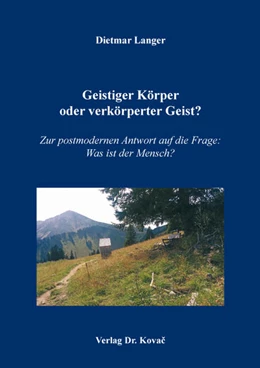 Abbildung von Langer | Geistiger Körper oder verkörperter Geist? | 1. Auflage | 2019 | 151 | beck-shop.de