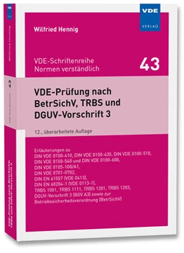 Abbildung von Hennig | VDE-Prüfung nach BetrSichV, TRBS und DGUV-Vorschrift 3 | 12. Auflage | 2018 | 43 | beck-shop.de