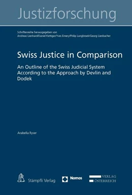 Abbildung von Ryser | Swiss Justice in Comparison | 1. Auflage | 2018 | 17 | beck-shop.de