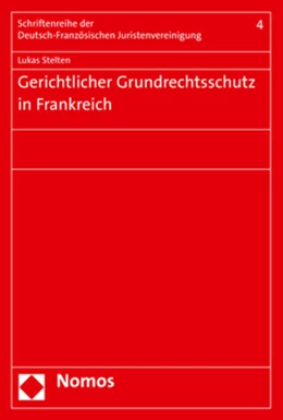 Abbildung von Stelten | Gerichtlicher Grundrechtsschutz in Frankreich | 1. Auflage | 2019 | beck-shop.de