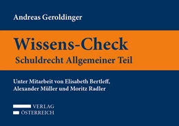 Abbildung von Geroldinger | Wissens-Check. Schuldrecht Allgemeiner Teil | 1. Auflage | 2018 | beck-shop.de