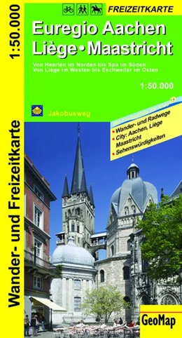 Abbildung von Euregio Aachen, Liege, Maastricht 1:50.000 Wander- und Freizeitkarte | 4. Auflage | 2019 | beck-shop.de