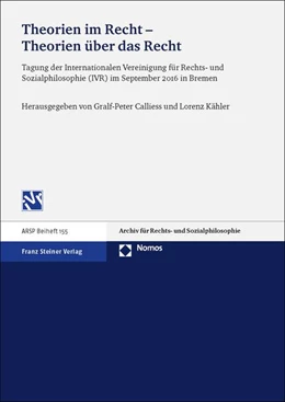 Abbildung von Calliess / Kähler | Theorien im Recht – Theorien über das Recht | 1. Auflage | 2018 | beck-shop.de