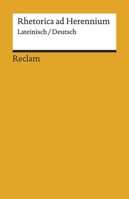Abbildung von Hirsch | Rhetorica ad Herennium | 1. Auflage | 2019 | beck-shop.de