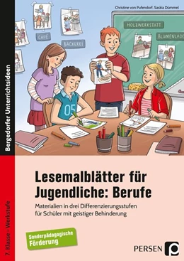 Abbildung von Pufendorf / Dümmel | Lesemalblätter für Jugendliche: Berufe | 1. Auflage | 2018 | beck-shop.de