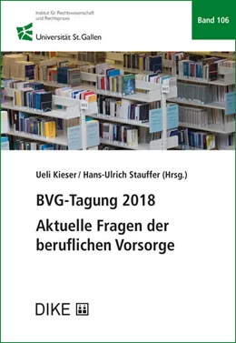 Abbildung von Kieser / Stauffer | BVG-Tagung 2018 | 1. Auflage | 2018 | Band 106 | beck-shop.de