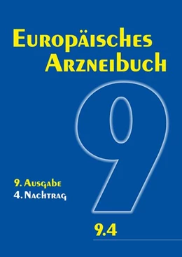 Abbildung von Europäisches Arzneibuch 9. Ausgabe, 4. Nachtrag | 1. Auflage | 2018 | beck-shop.de