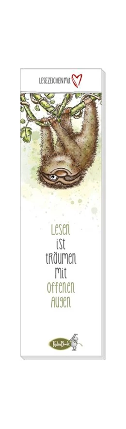 Abbildung von Lesen ist Träumen mit offenen Augen (Lesezeichenblock) | 1. Auflage | 2018 | beck-shop.de