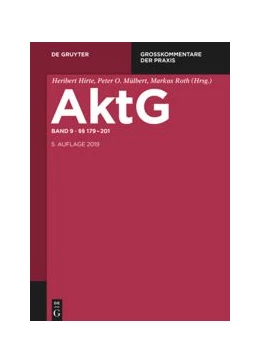 Abbildung von Adolff / Bergmann | Aktiengesetz: AktG, Band 9: §§ 179-201 | 5. Auflage | 2024 | beck-shop.de