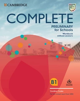 Abbildung von Complete Preliminary for Schools. Workbook without answers with Audio Download | 1. Auflage | 2019 | beck-shop.de