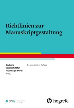 Abbildung von Richtlinien zur Manuskriptgestaltung | 5. Auflage | 2019 | beck-shop.de