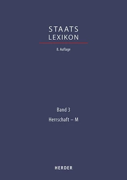 Abbildung von Verlag Herder | Staatslexikon | 1. Auflage | 2019 | beck-shop.de