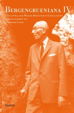 Abbildung von Lange | Bergengrueniana IV | 1. Auflage | 2019 | beck-shop.de