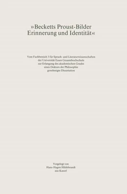 Abbildung von Hildebrandt | Becketts Proust-Bilder | 1. Auflage | | beck-shop.de