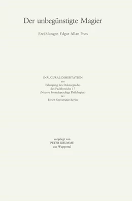 Abbildung von Lämmert / Reichert | Der unbegünstigte Magier | 1. Auflage | | beck-shop.de