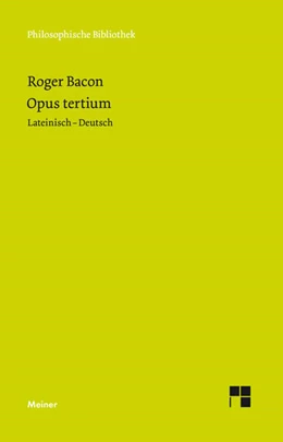 Abbildung von Bacon / Egel | Opus Tertium | 1. Auflage | 2019 | 718 | beck-shop.de