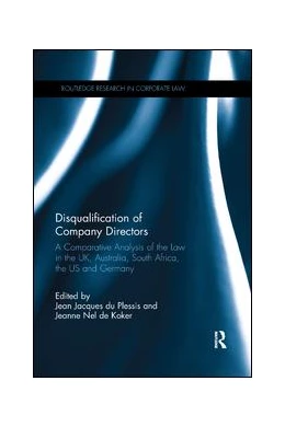 Abbildung von du Plessis / de Koker | Disqualification of Company Directors | 1. Auflage | 2019 | beck-shop.de