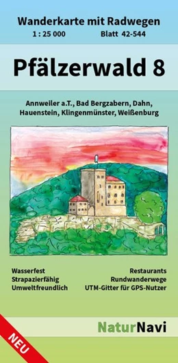Abbildung von Pfälzerwald 8. Blatt 42-544, 1 : 25 000 | 1. Auflage | 2019 | beck-shop.de