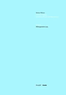 Abbildung von Thut / Grossenbacher | Mikrogramme 1925 (I) | 1. Auflage | 2019 | beck-shop.de