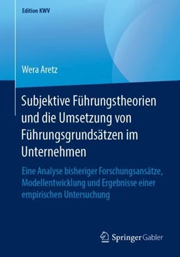 Abbildung von Aretz | Subjektive Führungstheorien und die Umsetzung von Führungsgrundsätzen im Unternehmen | 1. Auflage | 2019 | beck-shop.de
