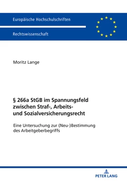 Abbildung von Lange | § 266a StGB im Spannungsfeld zwischen Straf-, Arbeits- und Sozialversicherungsrecht | 1. Auflage | 2019 | beck-shop.de