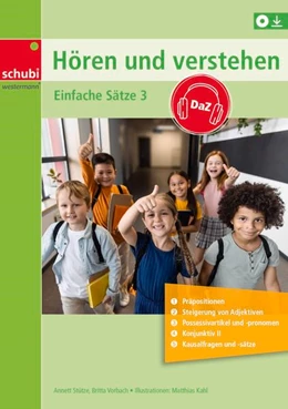 Abbildung von Vorbach / Stütze | Hören und Verstehen DaZ. Einfache Sätze Band 3 | 1. Auflage | 2023 | beck-shop.de
