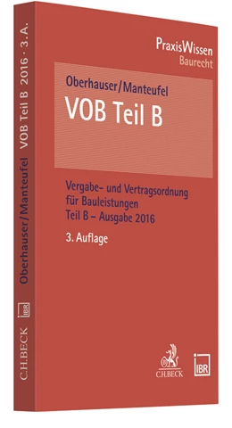 Abbildung von Oberhauser / Manteufel | VOB Teil B | 3. Auflage | 2019 | beck-shop.de