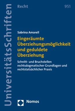 Abbildung von Amarell | Eingeräumte Überziehungsmöglichkeit und geduldete Überziehung | 1. Auflage | 2019 | 951 | beck-shop.de