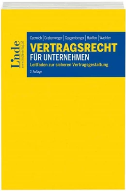 Abbildung von Czernich / Grabenweger | Vertragsrecht für Unternehmen | 2. Auflage | 2019 | beck-shop.de