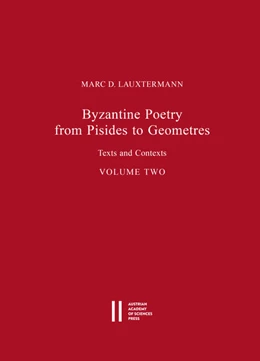 Abbildung von Lauxtermann | Byzantine Poetry from Pisides to Geometres | 1. Auflage | 2019 | 24/2 | beck-shop.de