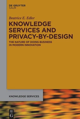 Abbildung von Edler | Knowledge Services and Privacy-by-design | 1. Auflage | 2026 | beck-shop.de