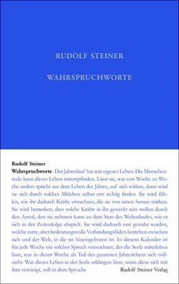 Abbildung von Steiner / Rudolf | Wahrspruchworte | 10. Auflage | 2019 | beck-shop.de