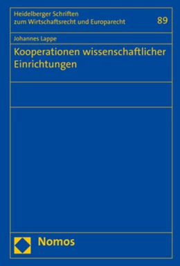 Abbildung von Lappe | Kooperationen wissenschaftlicher Einrichtungen | 1. Auflage | 2019 | beck-shop.de
