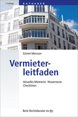 Abbildung von Mersson | Vermieterleitfaden | 7. Auflage | 2020 | 51243 | beck-shop.de