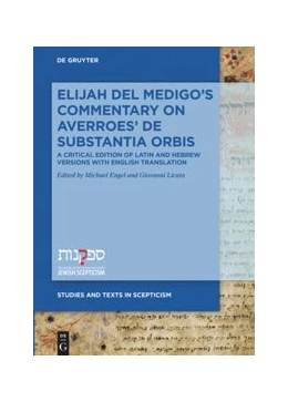 Abbildung von Engel / Licata | Elijah Del Medigo’s Commentary on Averroes’ De Substantia Orbis | 1. Auflage | 2027 | 4 | beck-shop.de