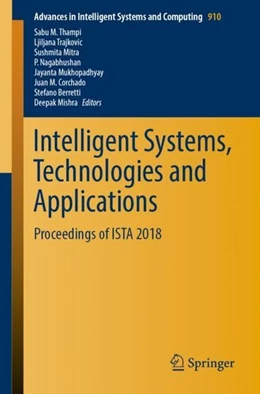 Abbildung von Thampi / Trajkovic | Intelligent Systems, Technologies and Applications | 1. Auflage | 2019 | beck-shop.de