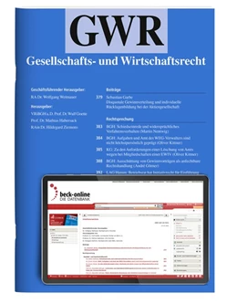 Abbildung von GWR • Gesellschafts- und Wirtschaftsrecht | 10. Auflage | 2025 | beck-shop.de