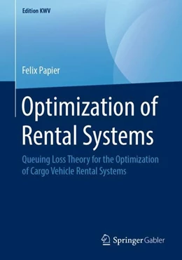 Abbildung von Papier | Optimization of Rental Systems | 1. Auflage | 2019 | beck-shop.de