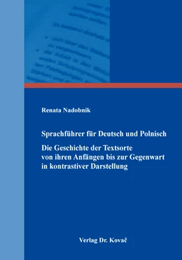 Abbildung von Nadobnik | Sprachführer für Deutsch und Polnisch – Die Geschichte der Textsorte von ihren Anfängen bis zur Gegenwart in kontrastiver Darstellung | 1. Auflage | 2019 | 25 | beck-shop.de