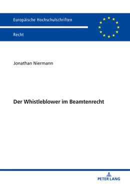 Abbildung von Niermann | Der Whistleblower im Beamtenrecht | 1. Auflage | 2019 | 6066 | beck-shop.de