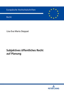 Abbildung von Steppat | Subjektives öffentliches Recht auf Planung | 1. Auflage | 2019 | 6063 | beck-shop.de