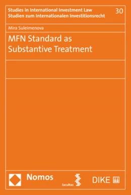 Abbildung von Suleimenova | MFN Standard as Substantive Treatment | 1. Auflage | 2019 | beck-shop.de